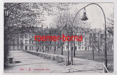 83993 Ak Hof i.B. Wittelsbacher Park 1917