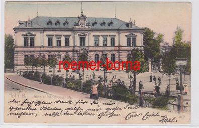 84026 Ak Hof i.B. Höhere Mädchenschule 1904