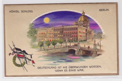 80326 Halt gegen das Licht Ak Berlin königliches Schloss 1. Weltkrieg