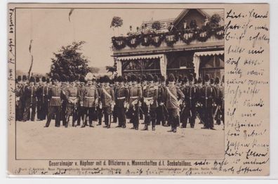 92256 Ak Berlin Generalmajor v. Höpfner des I. Seebataillon 1903