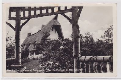 98079 Ak Sommersitz Max Schmelings in Bad Saarow 1937