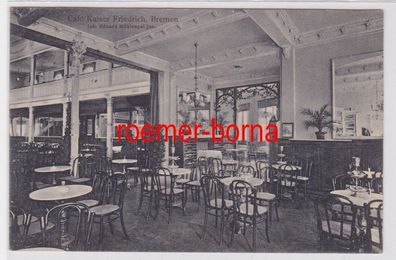 83533 Ak Bremen Café Kaiser Friedrich Gastraum 1906