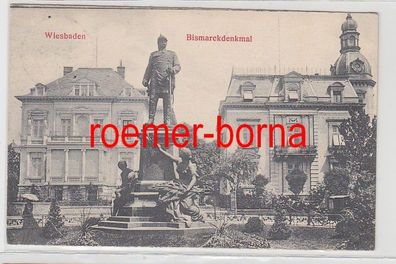 82998 Ak Wiesbaden Bismarckdenkmal 1907