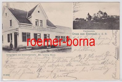83156 Mehrbild Ak Gruss aus Eberstadt a.d.B. Gasthaus zur Schlossbierhalle 1912