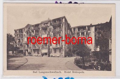 84811 Ak Bad Langenschwalbach Hotel Metropole um 1930