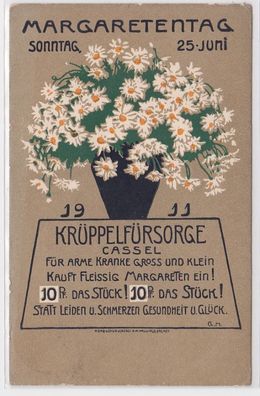 86654 Ak Cassel Kassel Margaretentag Krüppelfürsorge 1911