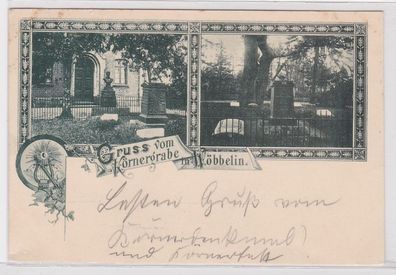 31540 Ak Gruß vom Körnergrabe in Wöbbelin 1898
