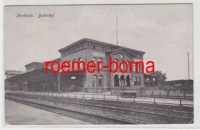 83319 Feldpost Ak Northeim Bahnhof 1917