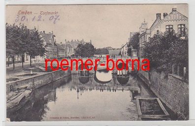 83322 Ak Emden Torfmarkt 1907
