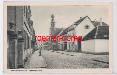 83300 Feldpost Ak Germersheim Marktstrasse 1918
