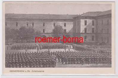 83304 Feldpost Ak Germersheim am Rhein Zollkaserne 1915