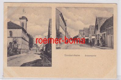 83306 Mehrbild Ak Sonderheim Strassenpartie 1915