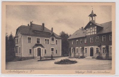 29024 Ak Reiboldsgrün i.V. Chefarzt Villa und Turmhaus 1923