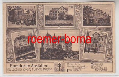 81297 Mehrbild Ak Borsdorfer Anstalten d. Leipziger Verein Innere Mission um1920