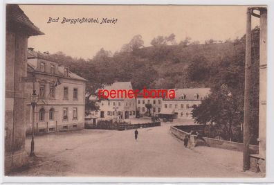 86390 Ak Bad Berggießhübel Markt um 1930