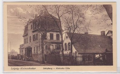 87153 Ak Leipzig Kleinzschocher Schloßweg Klotzsche Villa um 1930