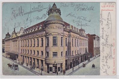 87357 Ak Leipzig Centraltheater 1903