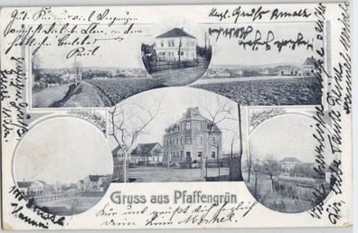 92266 Mehrbild Ak Gruß aus Pfaffengrün 1911