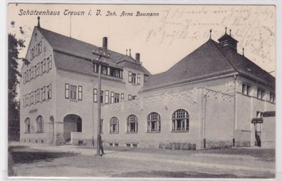 94610 AK Schützenhaus Treuen im Vogtland - Inhaber Arno Baumann 1912