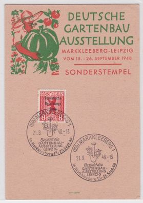 98828 Ak Deutsche Gartenbau Ausstellung Markkleeberg Leipzig 1948