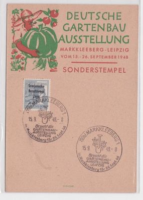 98830 Ak Deutsche Gartenbau Ausstellung Markkleeberg Leipzig 1948