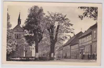 51428 Ak Hasselfelde Harz Markt 1957