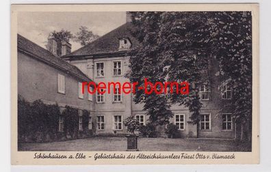 76307 Ak Schönhausen Geburtshaus Altreichskanzler Fürst Otto v. Bismarck 1943