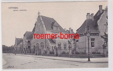 84625 Ak Cöthen Köthen Neues Hospital 1906