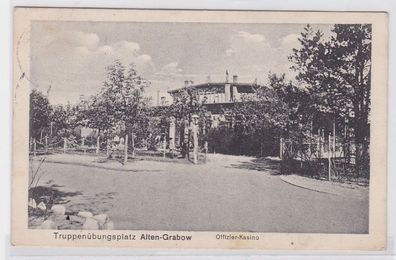 84768 Feldpost Ak Tuppenübungsplatz Alten Grabow Offizier-Kasino 1916