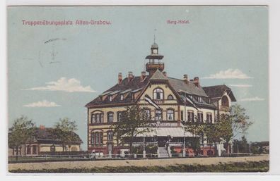 88901 Ak Truppenübungsplatz Alten Grabow Berg-Hotel 1912