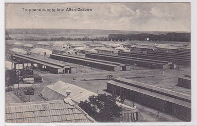 91550 Ak Truppenübungsplatz Alten-Grabow Barackenlager um 1915