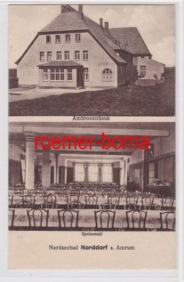 84518 Mehrbild Ak Nordseebad Norddorf auf Amrum Amnronenhaus um 1930
