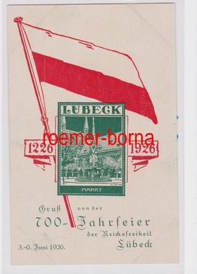 85383 Ak Lübeck 700 Jahrfeier der Reichsfreiheit 3.-6. Juni 1926