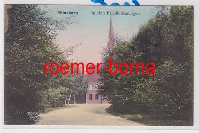 85657 Ak Elmshorn In den Friedhofsanlagen 1907