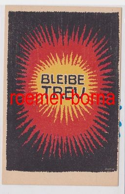 85902 Künstler Ak 'Bleibe treu' Volksabstimmungen in Schleswig am 14. März 1920