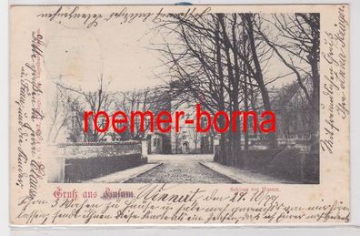 86130 Ak Gruß aus Husum Schloss vor Husum 1899