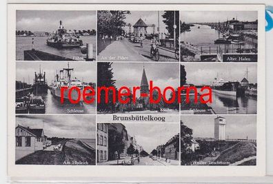 86237 Mehrbild Ak Brunsbüttelkoog 1954