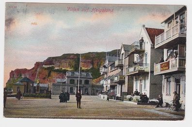 98582 Ak Villen auf Helgoland 1908