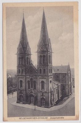 69189 Ak Gelsenkirchen-Schalke Josephskirche um 1920