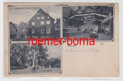 83611 Mehrbild Ak Boenen Restauration H. Lohmann und Kriegerdenkmal 1918