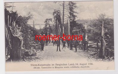 84623 Ak Müngsten Sturm-Katastrophe im Bergischen Land 14. August 1906