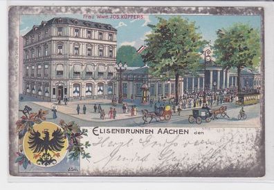 91307 Ak Lithographie Elisenbrunnen Aachen 1901