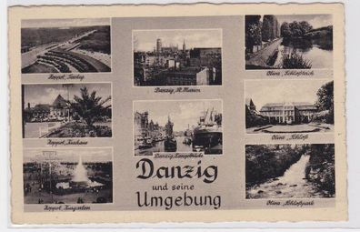 81564 Mehrbild AK Danzig und seine Umgebung um 1940