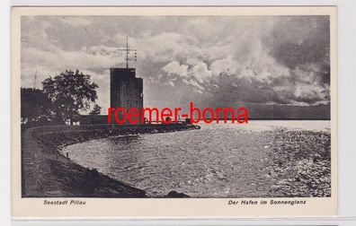 82640 Ak Seestadt Pillau Baltijsk Der Hafen im Sonnenglanz 1940
