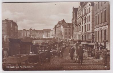 95773 Foto Ak Königsberg Pr. Fischmarkt um 1930
