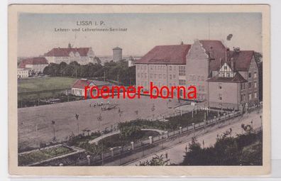 69880 Ak Lissa in Posen Lehrer- und Lehrerinnen-Seminar 1917