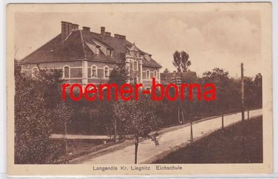82675 Ak Langenöls Kreis Liegnitz in Schlesien Eichschule um 1930