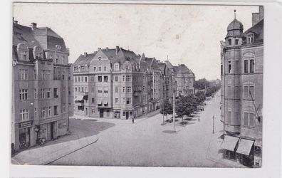 84667 Feldpost Ak Glogau Glogów in Schlesien Hohenzollernstrasse 1916