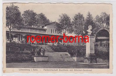 84813 Ak Löwenberg in Schlesien Parkwirtschaft Buchholz 1930