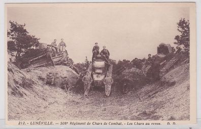 26882 Ak Luneville Regiment de Chars de Combat Panzer Tank um 1915